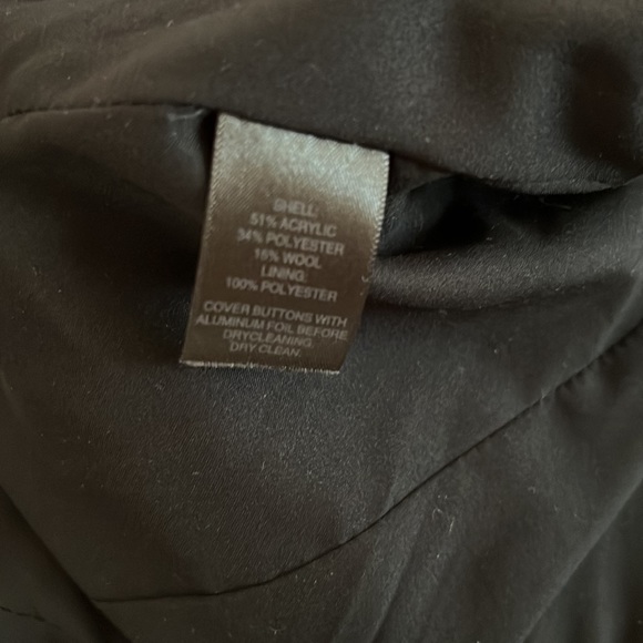 White House Black Market Black & White Tweed Jacket - Picture 7 of 7